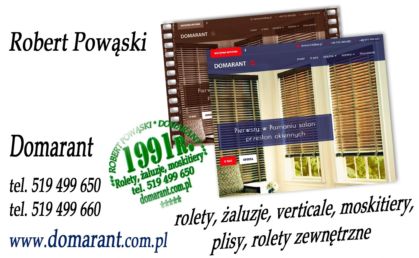 Logo firmy Domarant Poznań